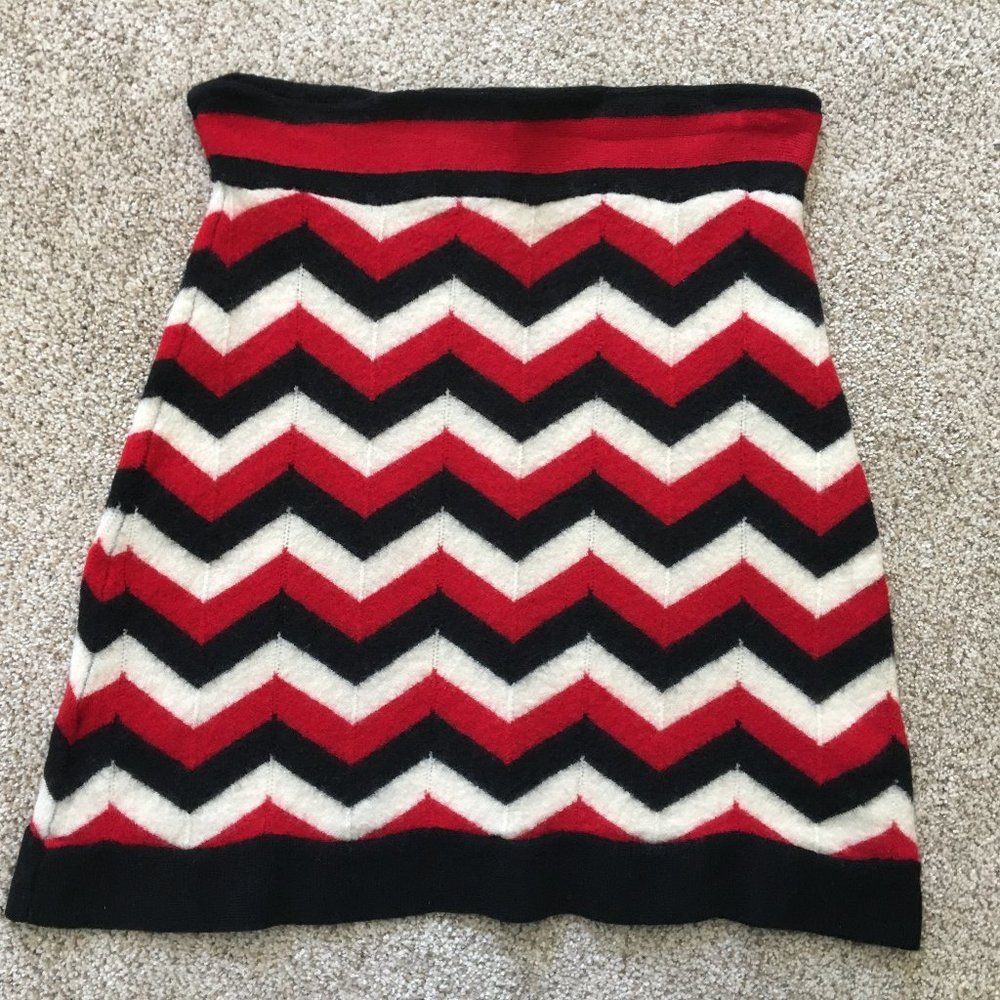 Milly knitted red/black/white MINI mini skirt! - Picture 1 of 3